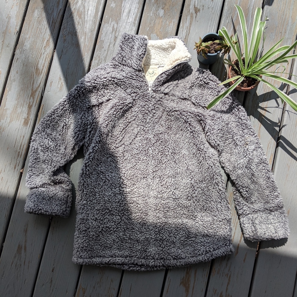 Supersoft Plush True-Grit lookalike Pullover